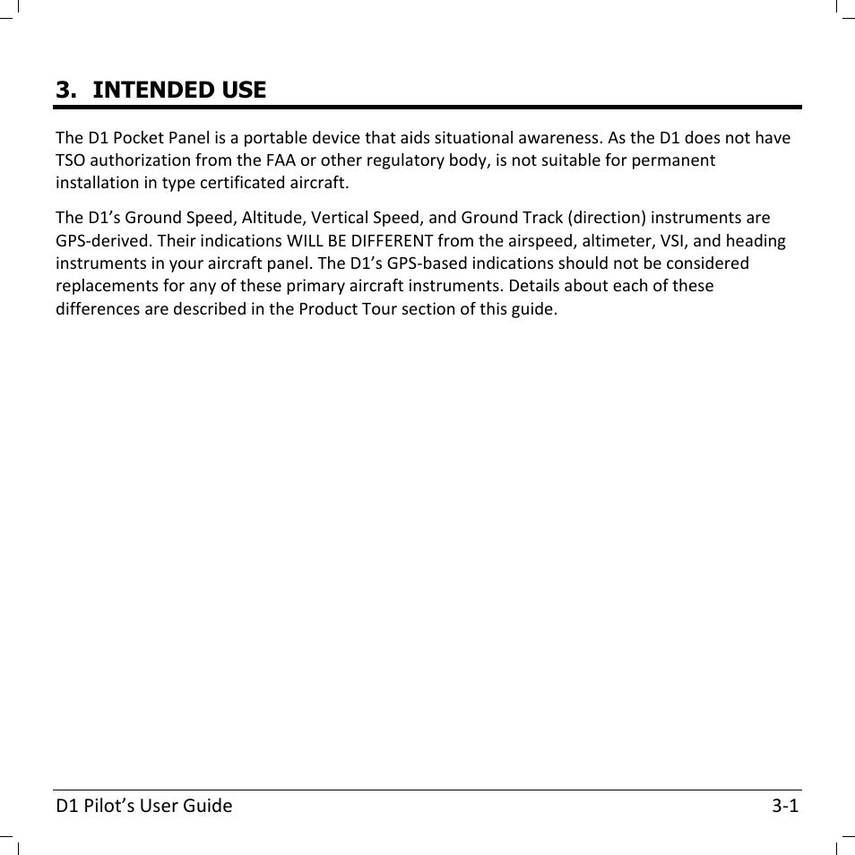 Dynon Avionics D1 User Manual | Page 13 / 48