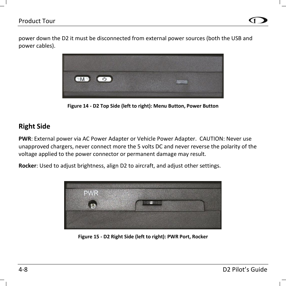 Right side | Dynon Avionics D2 Pilots User Guide User Manual | Page 22 / 50
