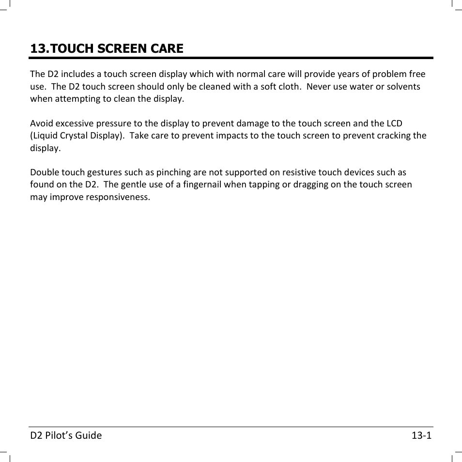 Dynon Avionics D2 Pilots User Guide User Manual | Page 47 / 50