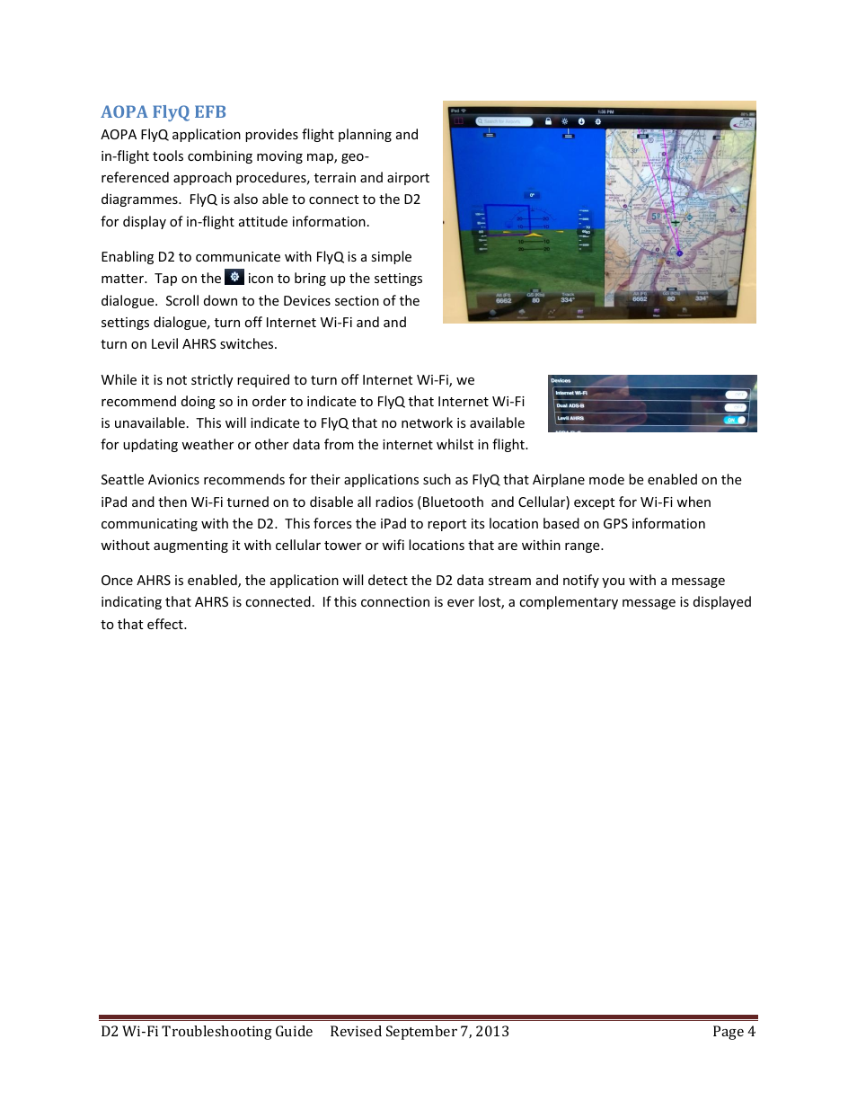 Dynon Avionics D2 Wi-Fi Troubleshooting Guide User Manual | Page 4 / 8