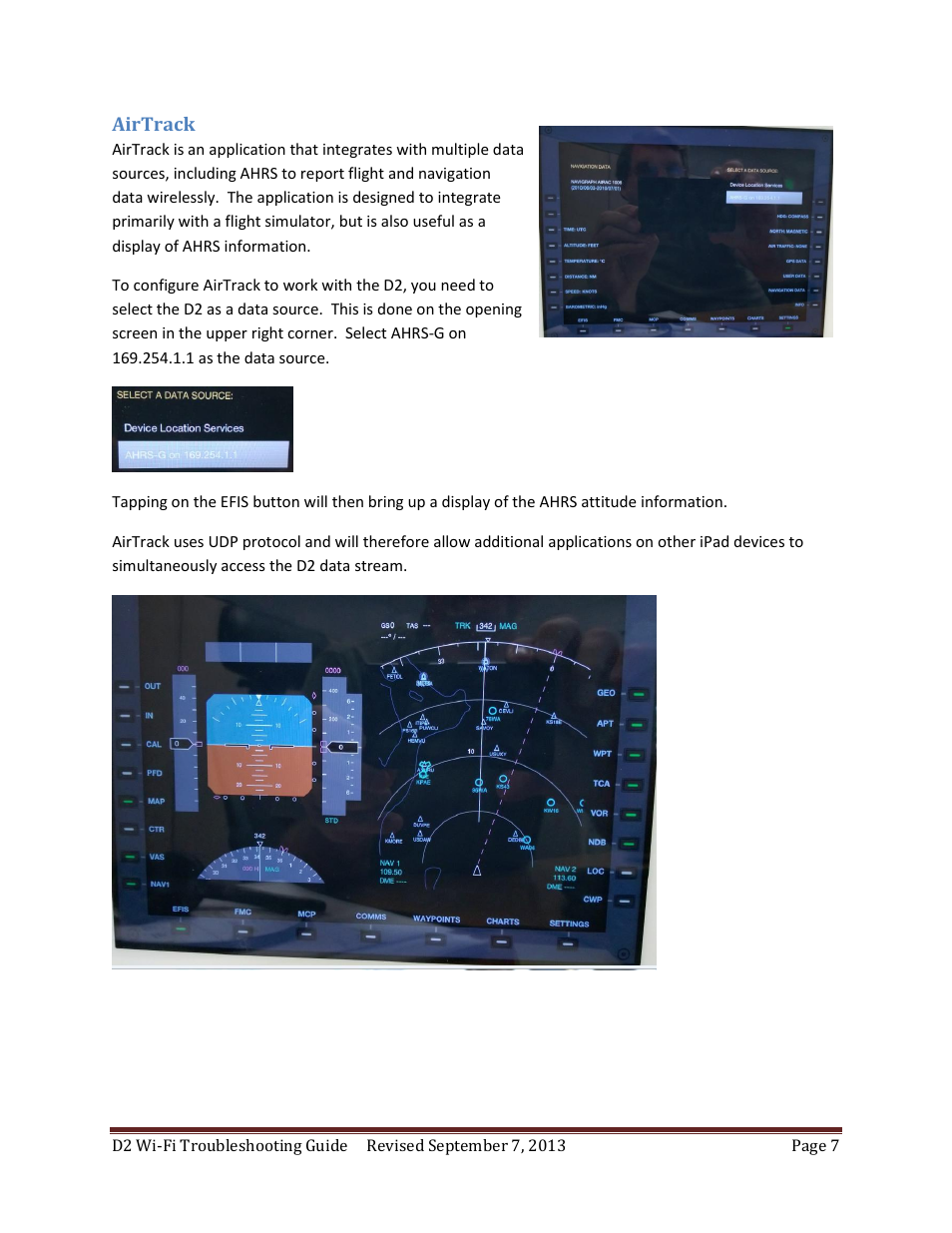 Dynon Avionics D2 Wi-Fi Troubleshooting Guide User Manual | Page 7 / 8