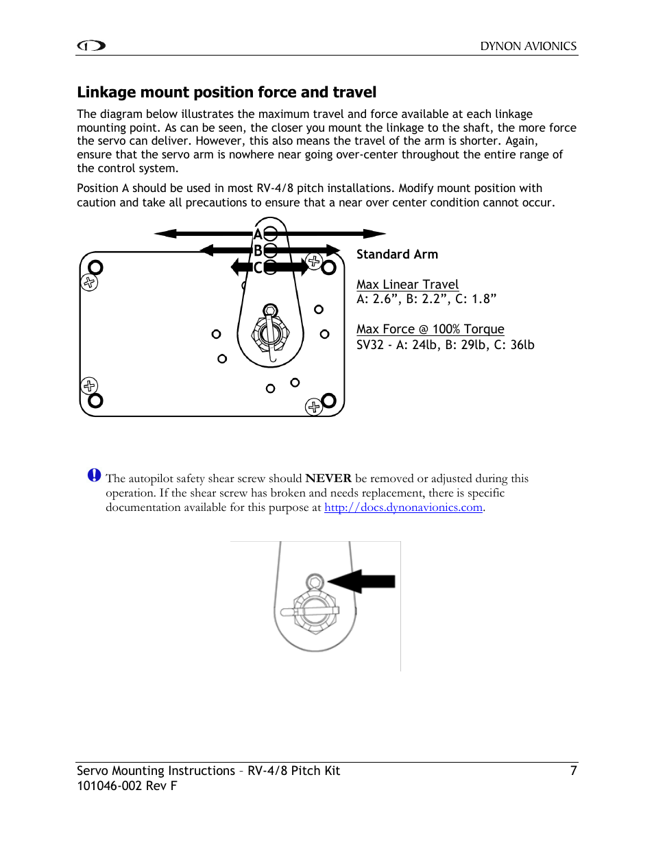 Dynon Avionics RV-4/8 Pitch Kit User Manual | Page 8 / 15
