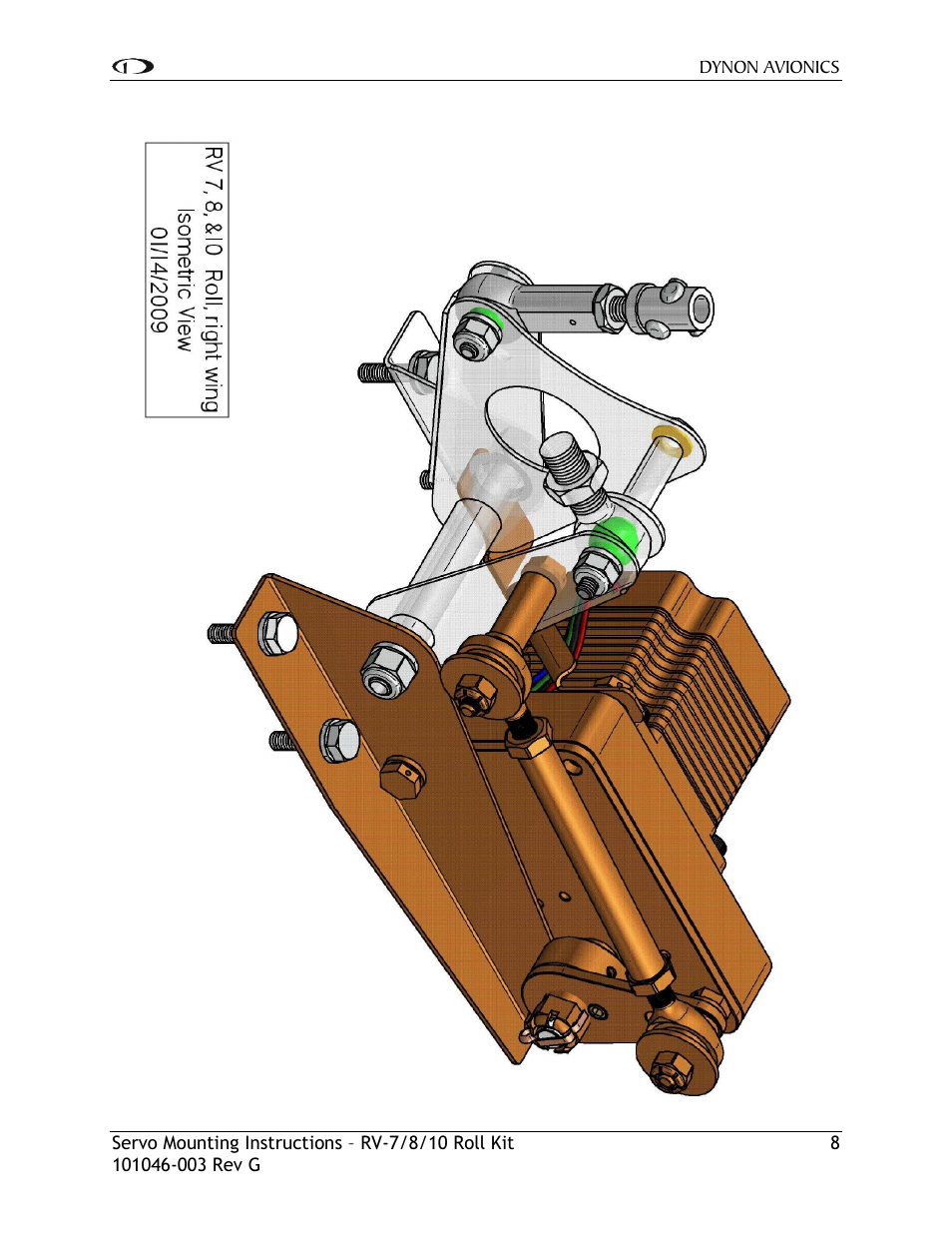 Dynon Avionics RV-7/8/10 Roll Kit User Manual | Page 9 / 11