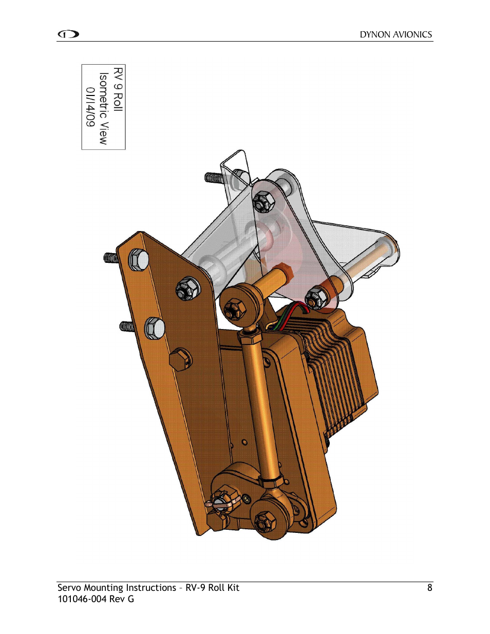 Dynon Avionics RV-9 Roll Kit User Manual | Page 9 / 10