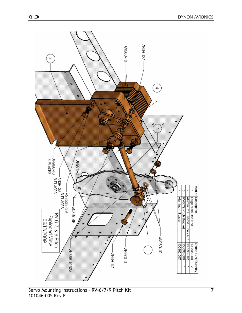 Dynon Avionics RV-6/7/9 Pitch User Manual | Page 8 / 10