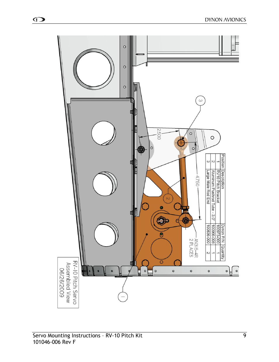 Dynon Avionics RV-10 Pitch Legacy User Manual | Page 10 / 10