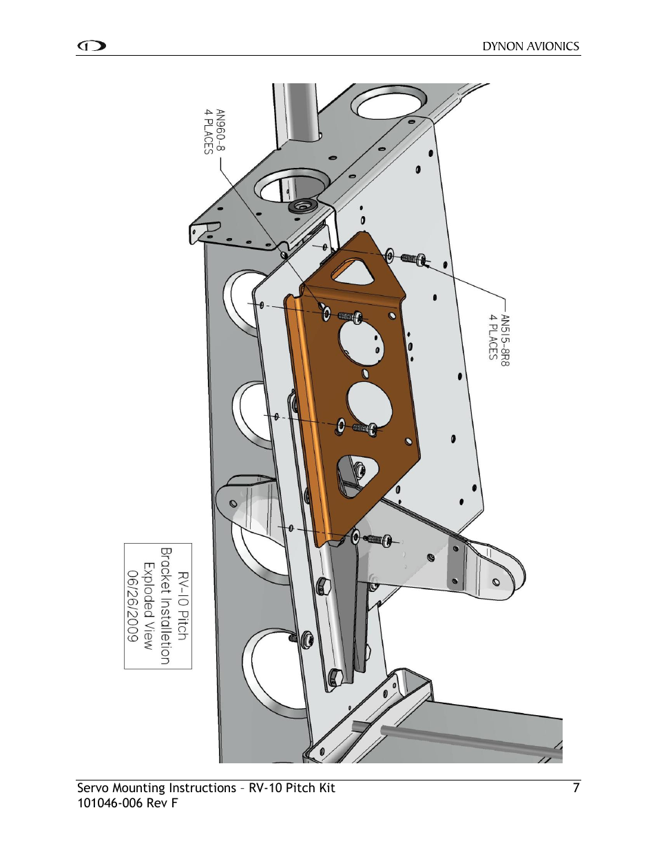 Dynon Avionics RV-10 Pitch Legacy User Manual | Page 8 / 10