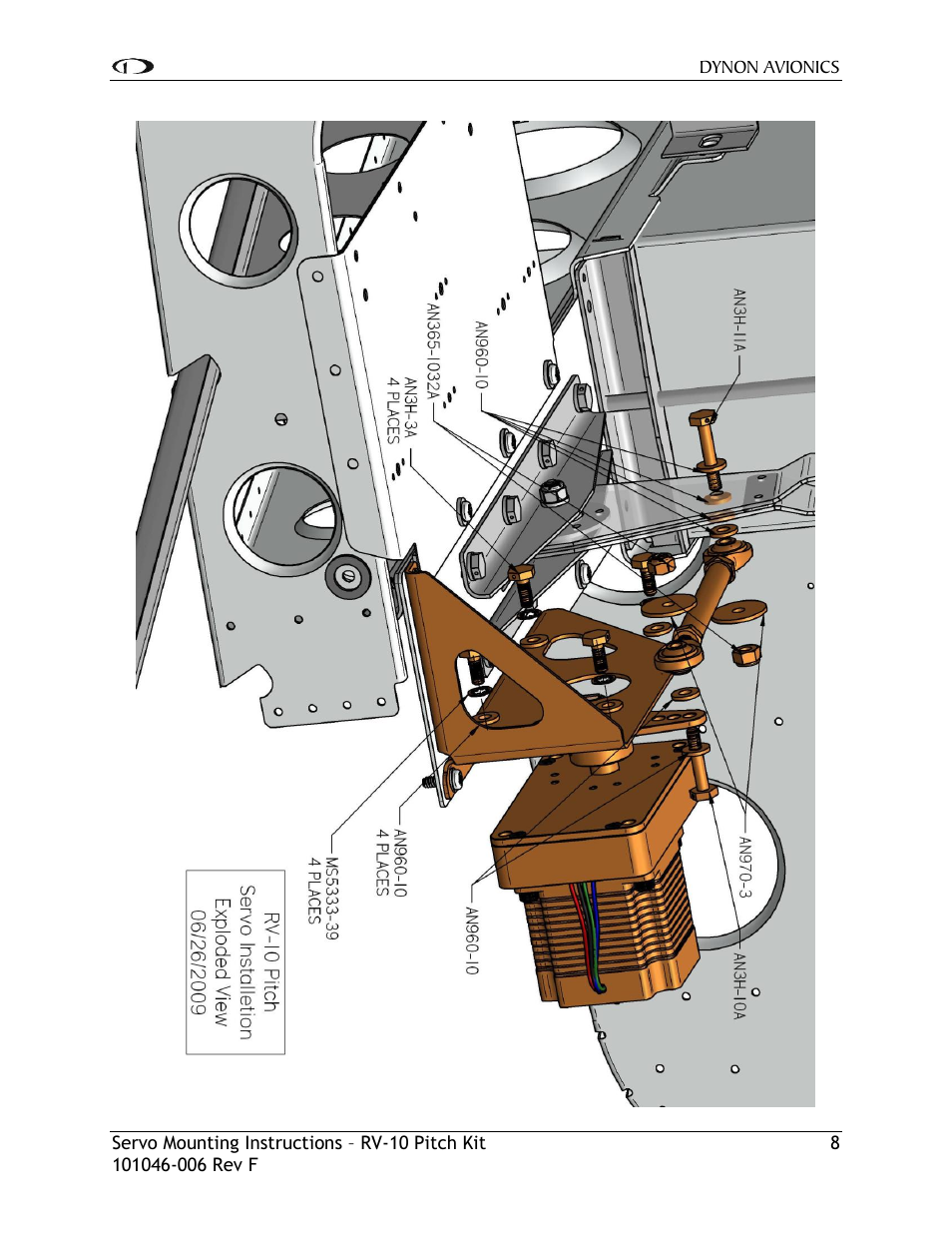 Dynon Avionics RV-10 Pitch Legacy User Manual | Page 9 / 10