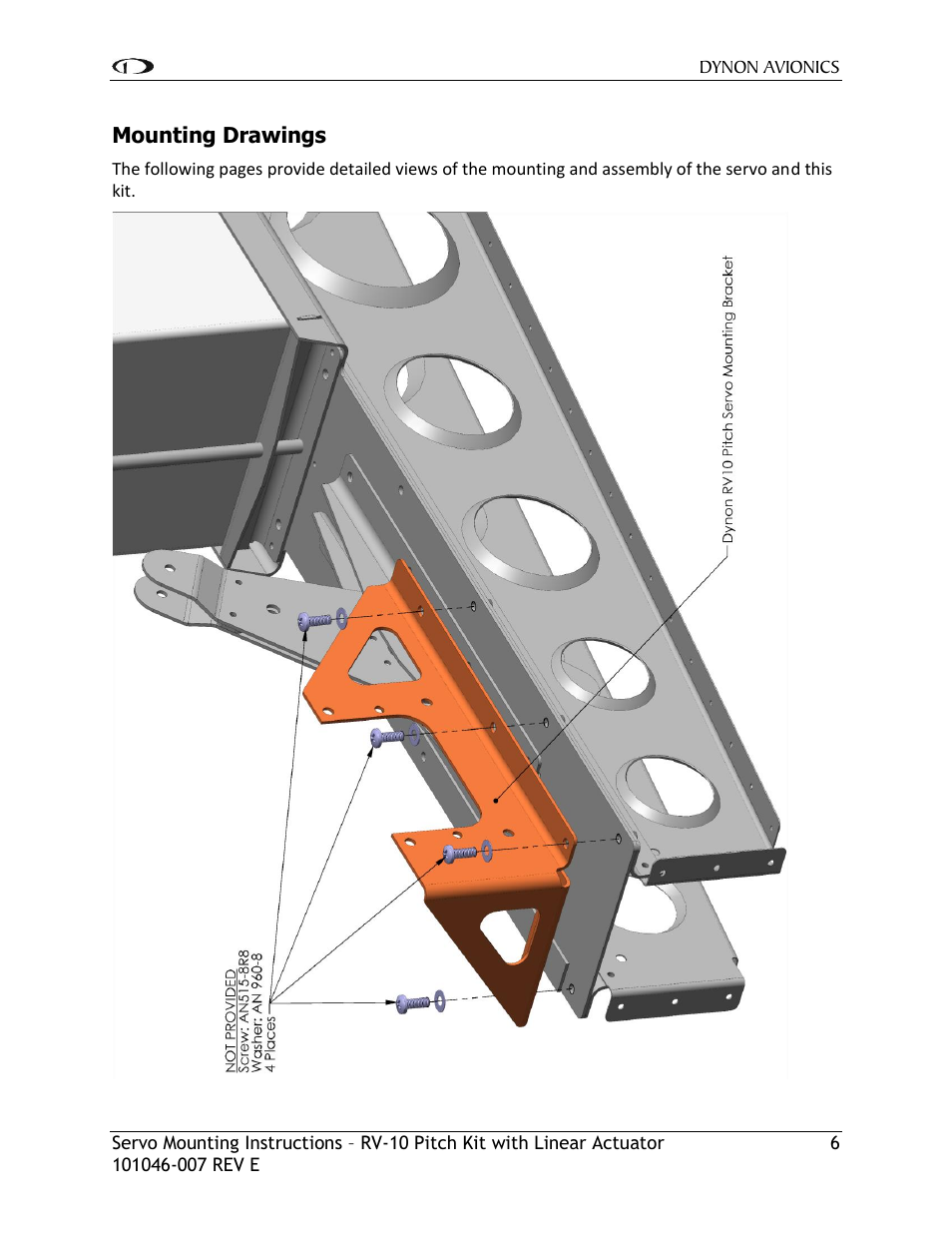 Dynon Avionics RV-10 Pitch User Manual | Page 7 / 9