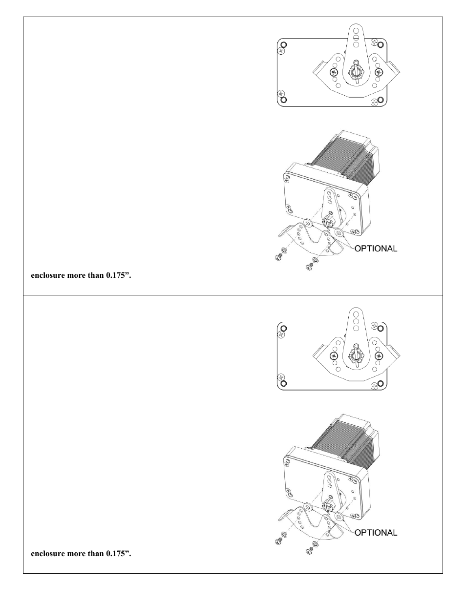 Dynon Avionics Servo Limiting Bracket User Manual | 1 page