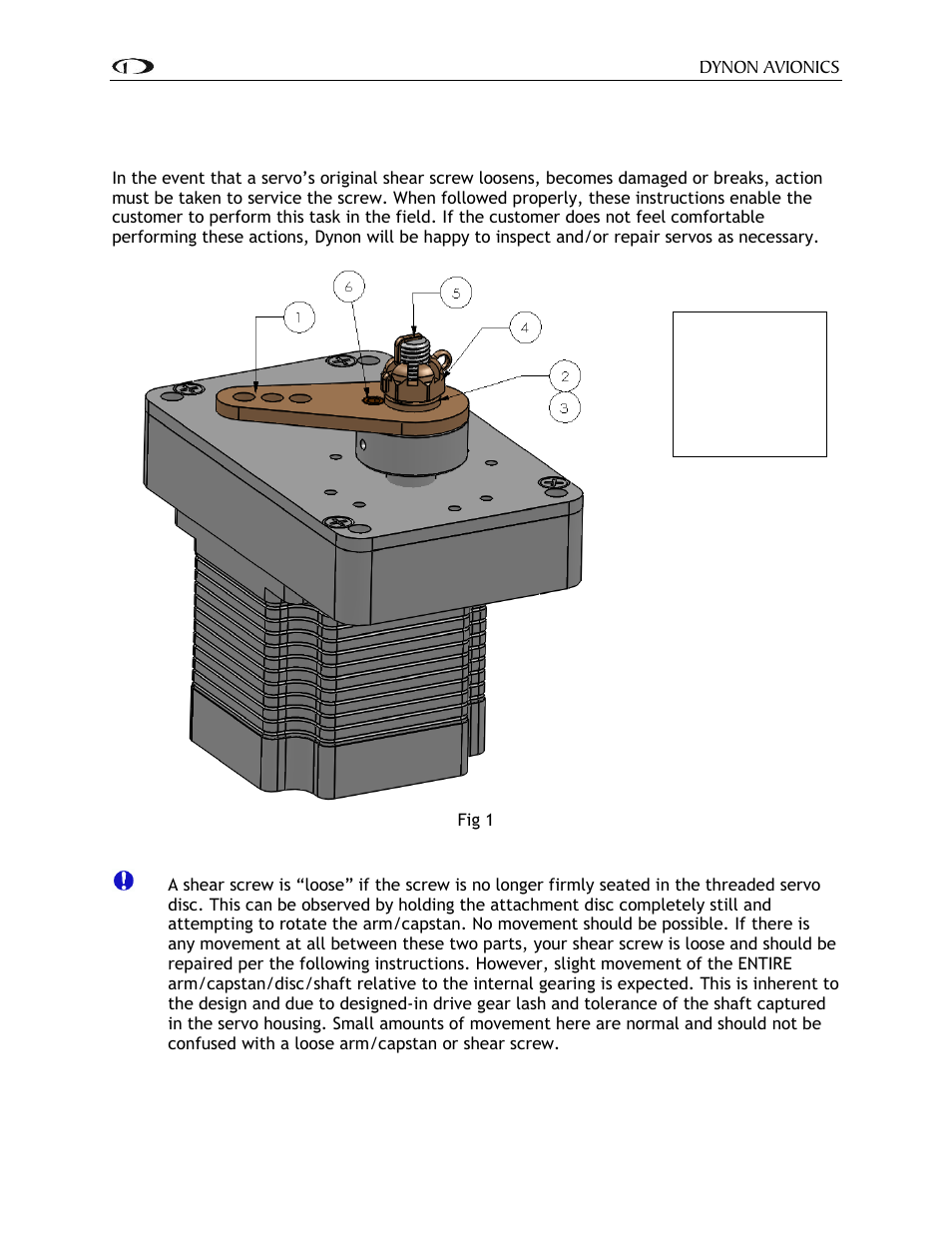 Dynon Avionics Servo Shear Screw Replacement Instructions User Manual | 3 pages