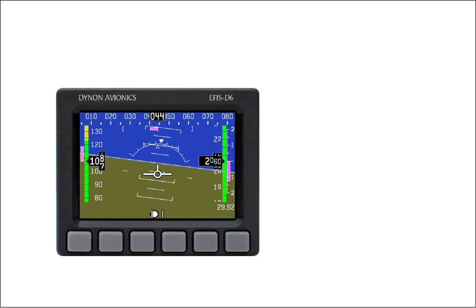 Dynon Avionics EFIS-D6 Pilots Users Guide User Manual | 33 pages