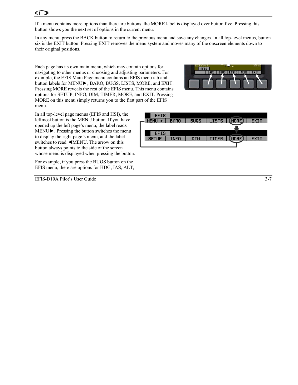 Flow | Dynon Avionics EFIS-D10A Pilots Users Guide User Manual | Page 21 / 90