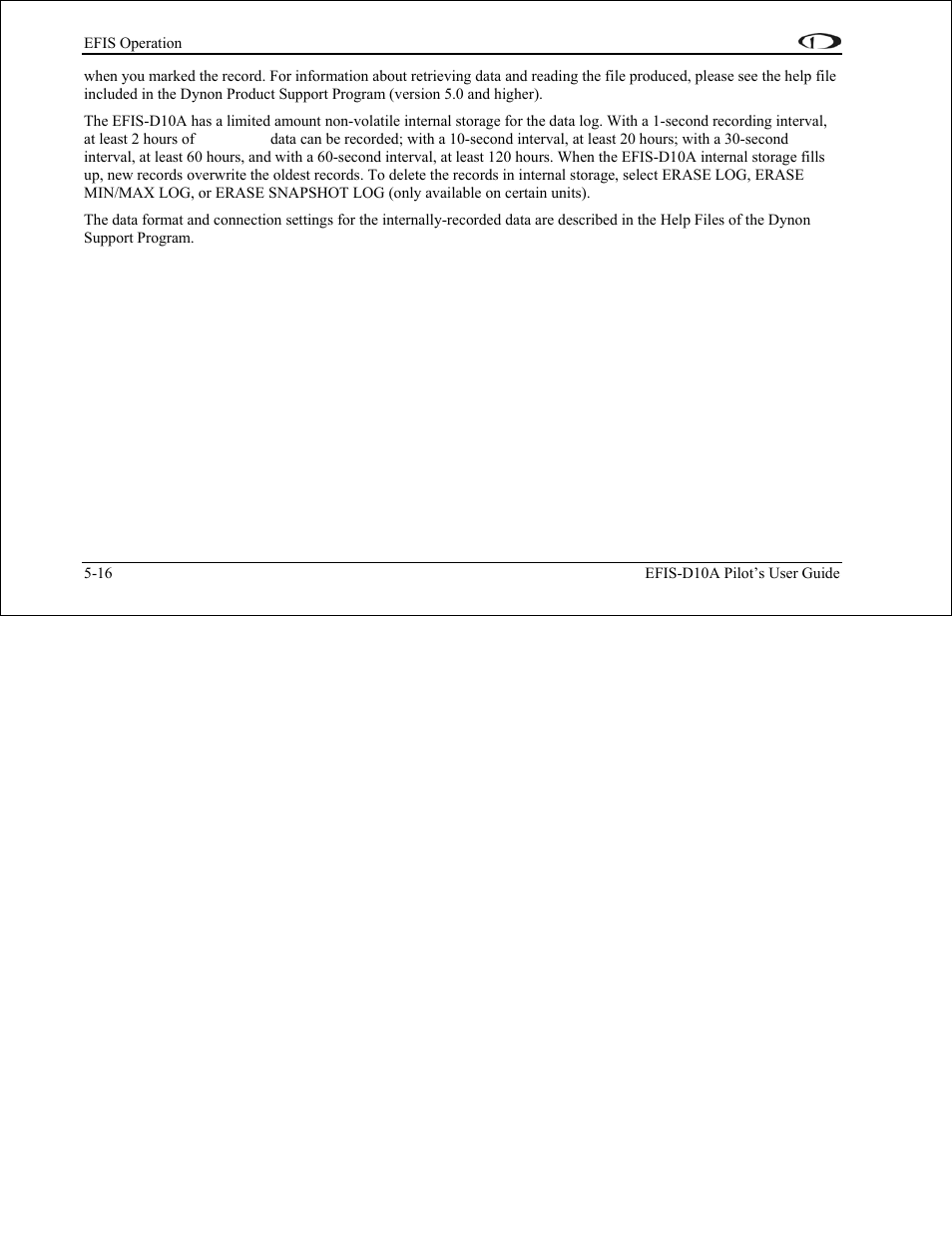 Dynon Avionics EFIS-D10A Pilots Users Guide User Manual | Page 49 / 90