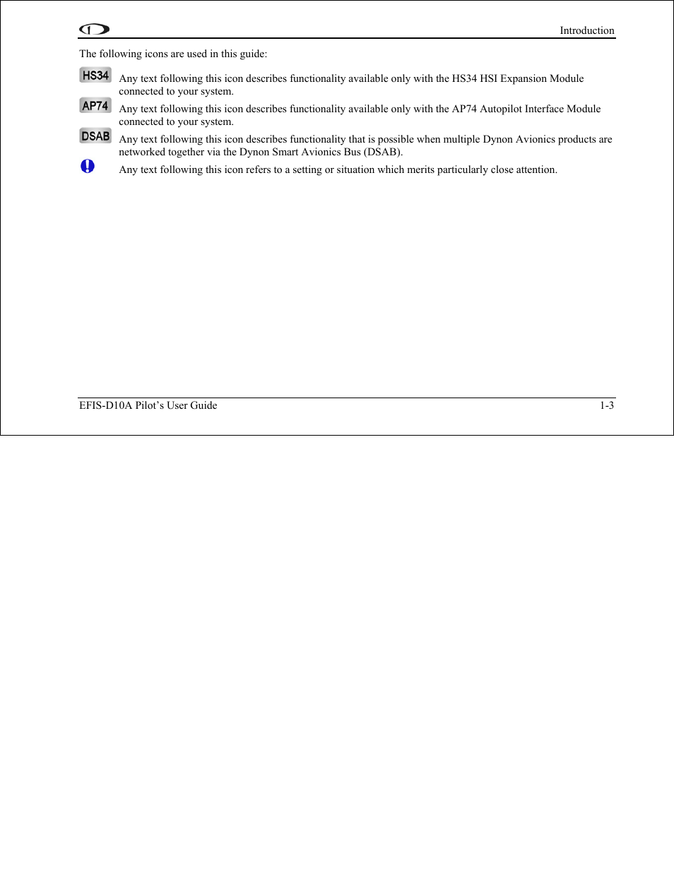 Dynon Avionics EFIS-D10A Pilots Users Guide User Manual | Page 9 / 90