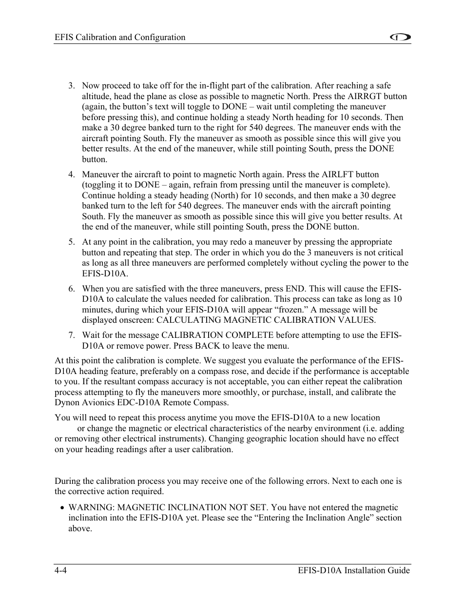 Troubleshooting | Dynon Avionics EFIS-D10A Installation Guide User Manual | Page 30 / 108