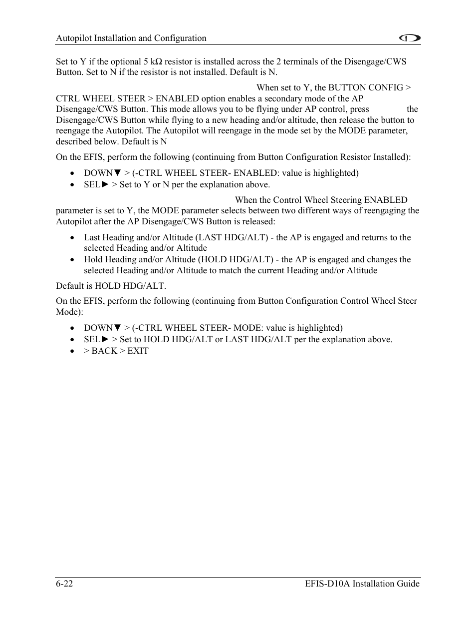 Dynon Avionics EFIS-D10A Installation Guide User Manual | Page 62 / 108