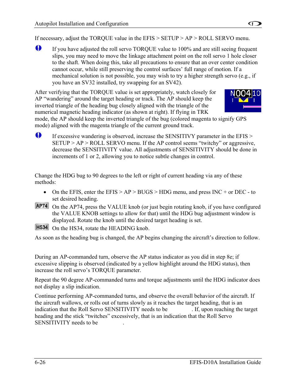 Dynon Avionics EFIS-D10A Installation Guide User Manual | Page 66 / 108