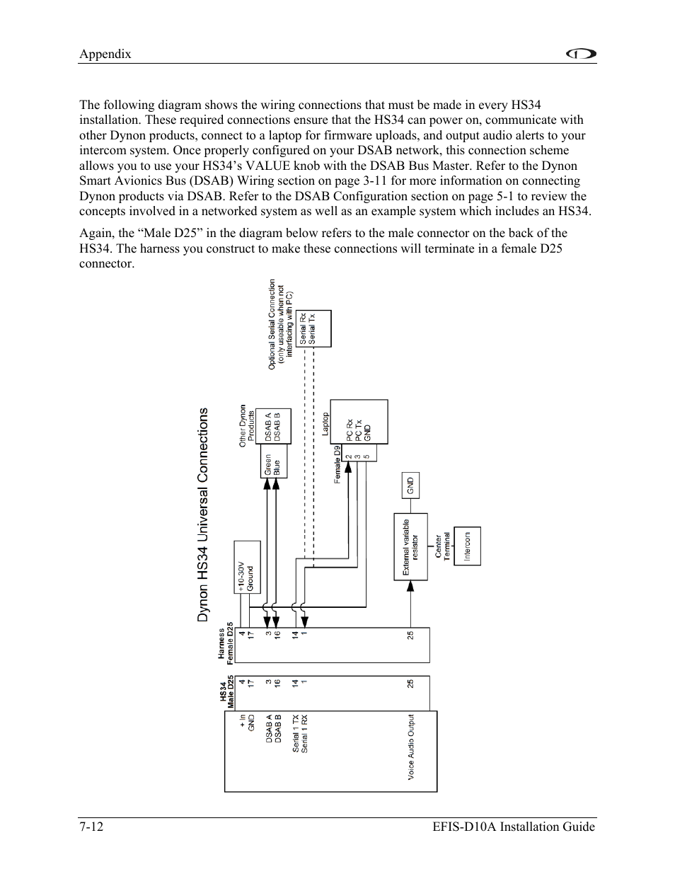 Universal connections | Dynon Avionics EFIS-D10A Installation Guide User Manual | Page 84 / 108