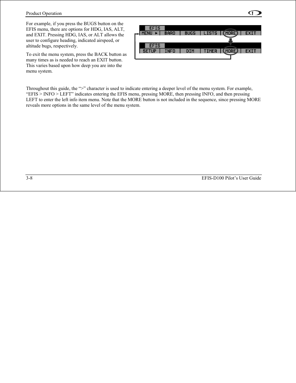 Descriptions in this guide | Dynon Avionics EFIS-D100 Pilots Users Guide User Manual | Page 22 / 89