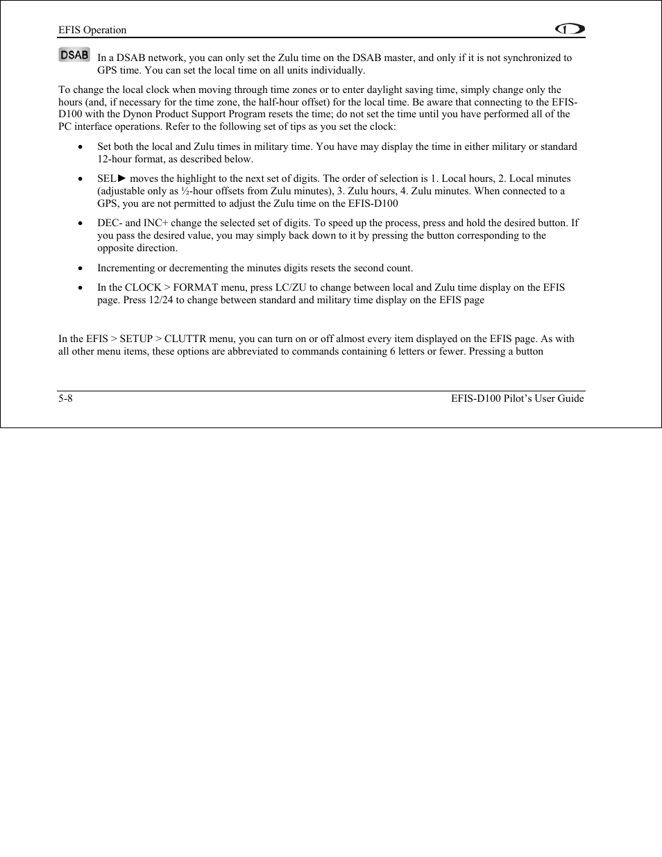 Show/hide display items, 7), you | Dynon Avionics EFIS-D100 Pilots Users Guide User Manual | Page 41 / 89