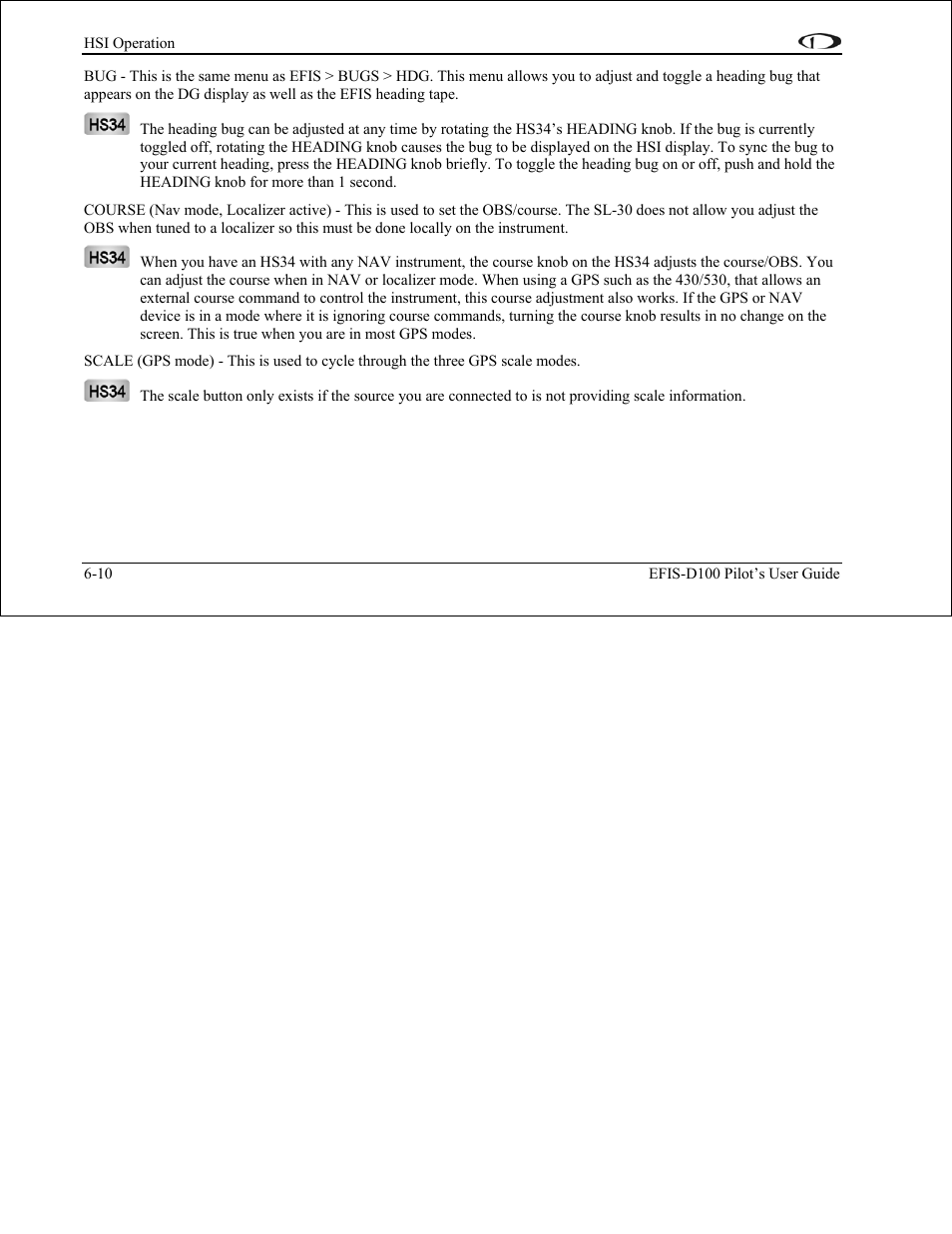 Dynon Avionics EFIS-D100 Pilots Users Guide User Manual | Page 59 / 89
