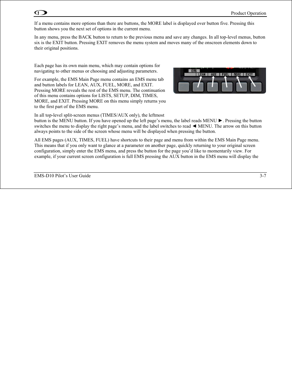 Dynon Avionics EMS-D10 Pilots Users Guide User Manual | Page 17 / 47