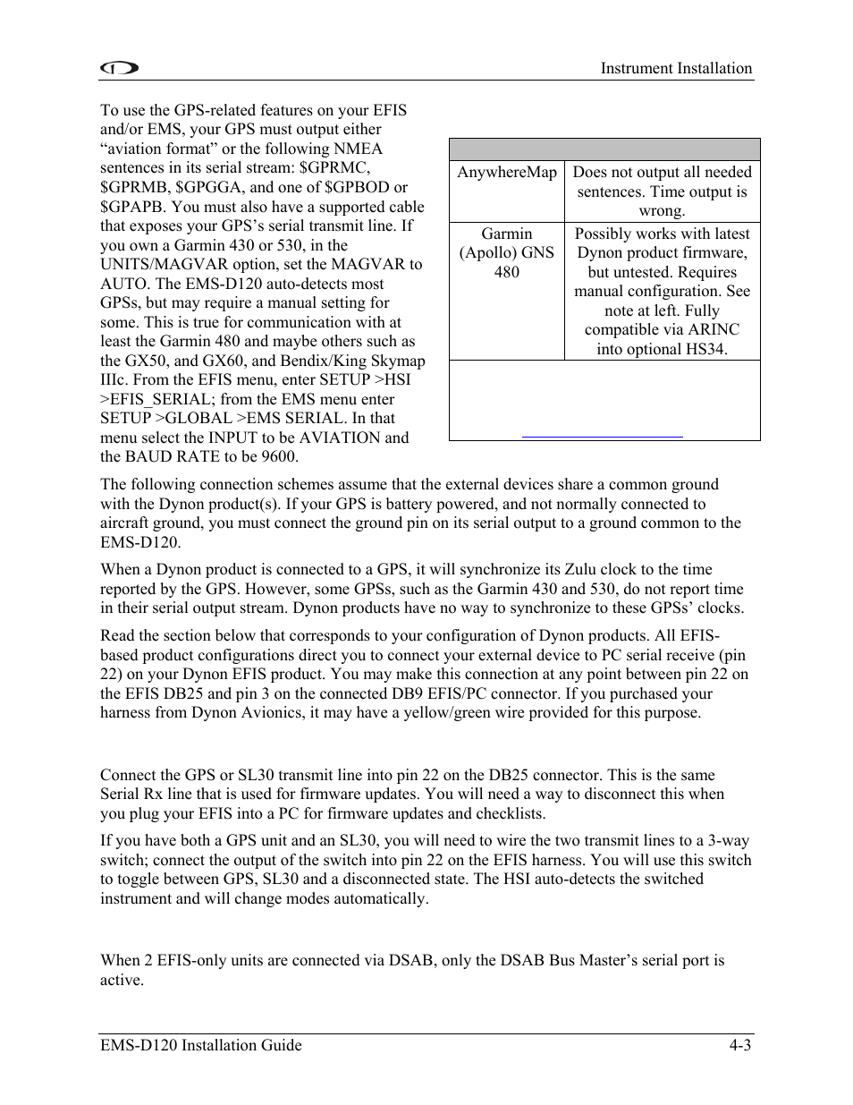 If you own only an efis-d10a or efis-d100, If you own two efis-only units | Dynon Avionics EMS-D120 Installation Guide User Manual | Page 35 / 70