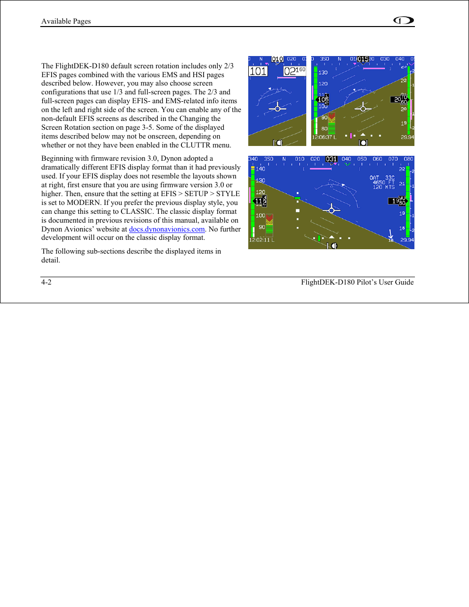 Dynon Avionics FlightDEK-D180 Pilots Users Guide User Manual | Page 25 / 108