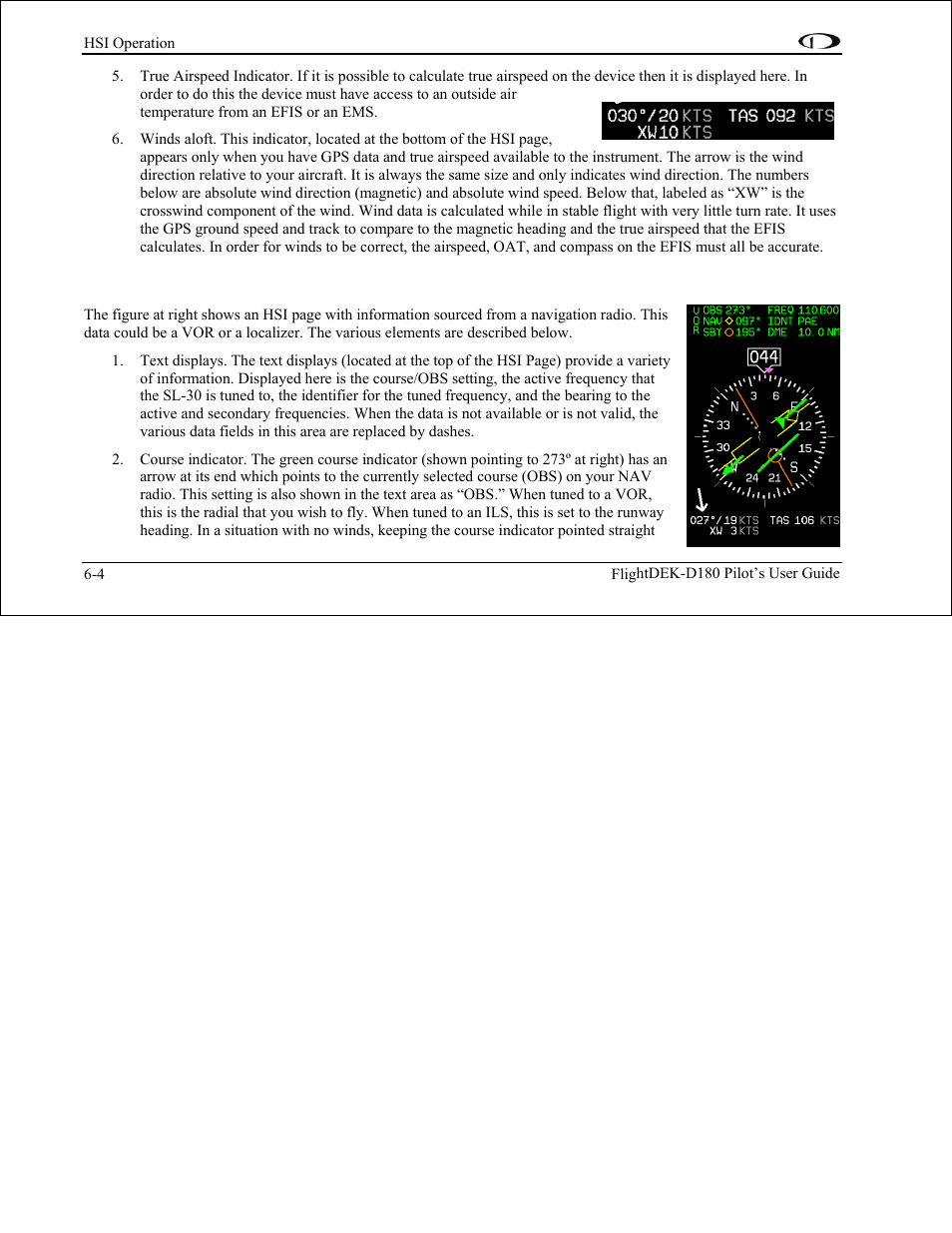 Navigation radio overlay, Navigation radio overlay -4 | Dynon Avionics FlightDEK-D180 Pilots Users Guide User Manual | Page 56 / 108