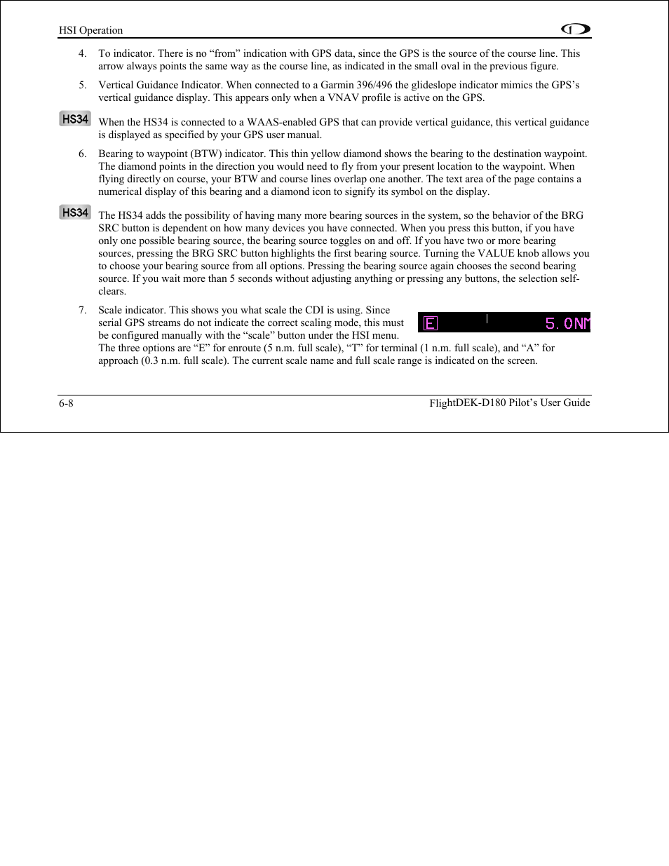 Dynon Avionics FlightDEK-D180 Pilots Users Guide User Manual | Page 60 / 108