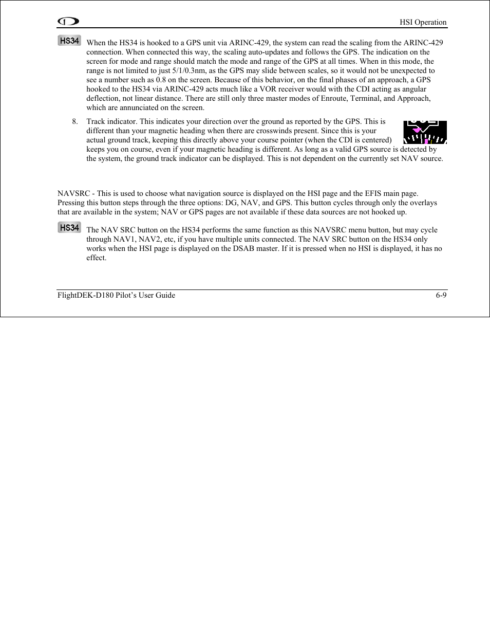 Hsi menu structure, Hsi menu structure -9 | Dynon Avionics FlightDEK-D180 Pilots Users Guide User Manual | Page 61 / 108