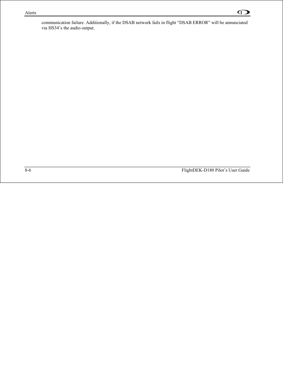 Dynon Avionics FlightDEK-D180 Pilots Users Guide User Manual | Page 85 / 108