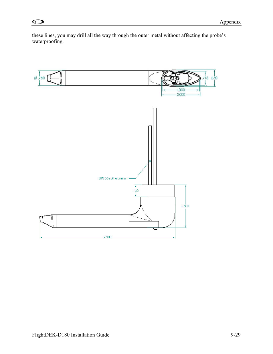 Dimensions, Standard mount | Dynon Avionics FlightDEK-D180 Installation Guide User Manual | Page 145 / 154