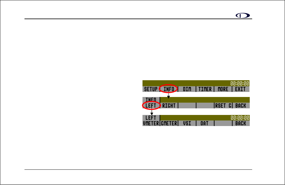 Perform magnetic calibration, Info – informational items, Voltmeter | Dynon Avionics EFIS-D10 Users Guide User Manual | Page 24 / 43