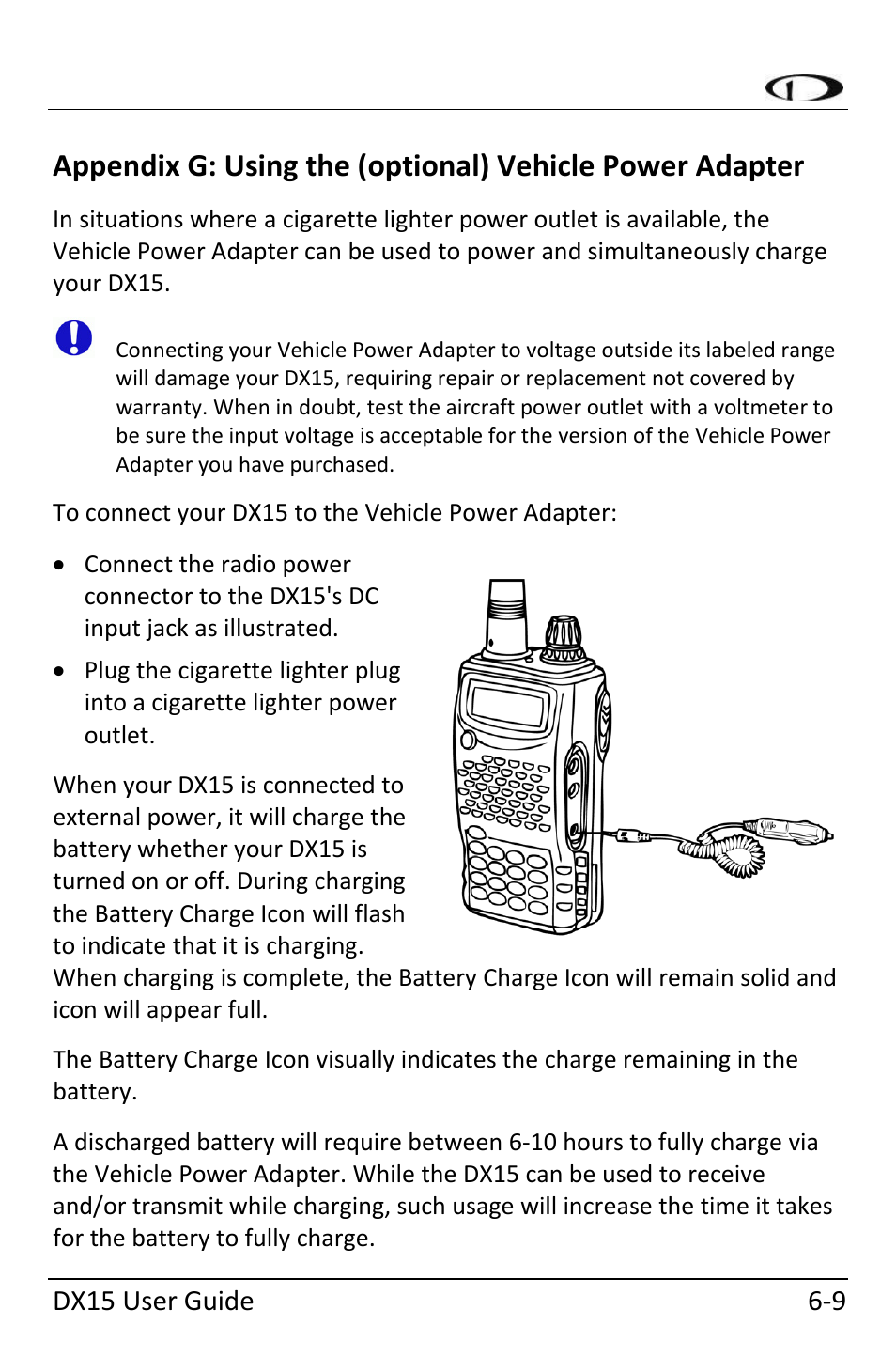 Dynon Avionics DX15 User Manual | Page 47 / 51
