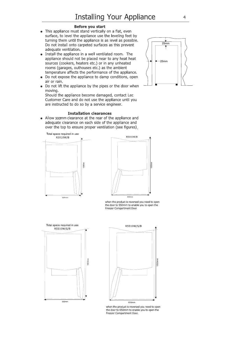 Lec R5510W/S/B User Manual | Page 7 / 17