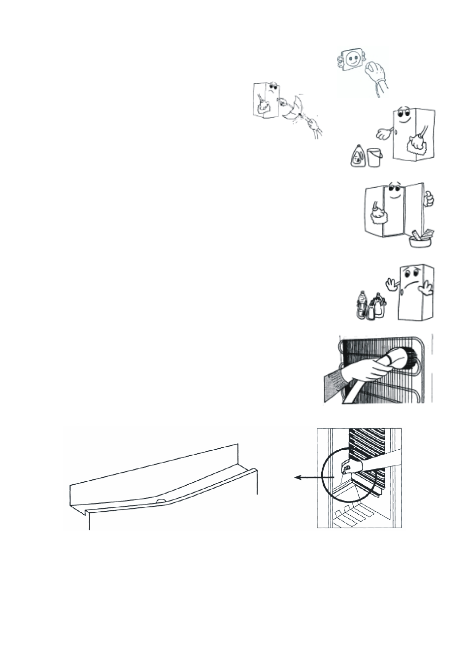 Cleaning and maintenance | Lec L50262W User Manual | Page 8 / 16