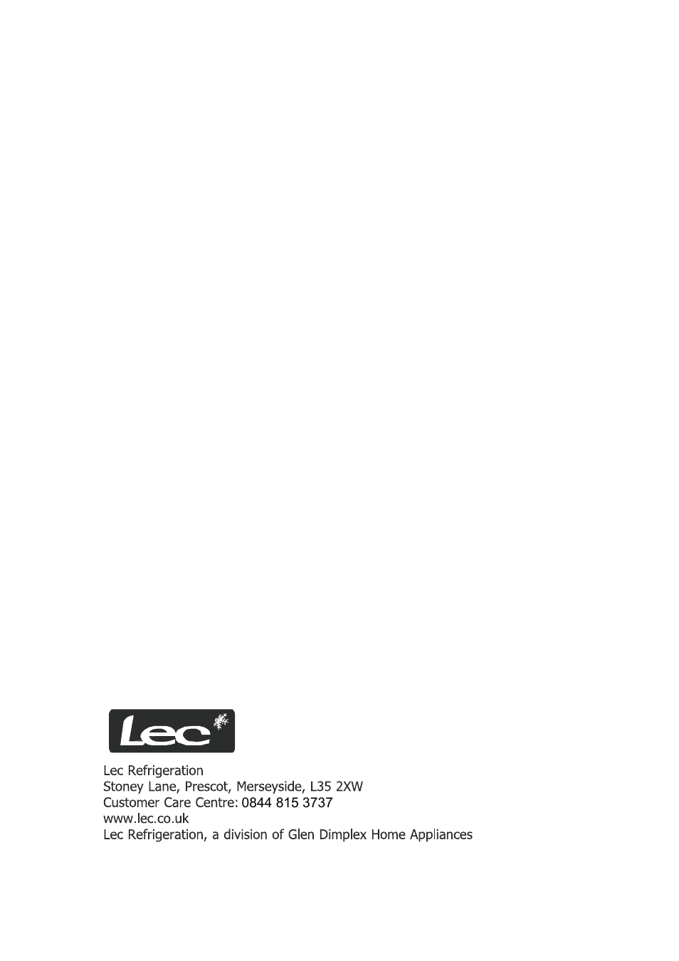 Lec TL55142W User Manual | Page 16 / 16