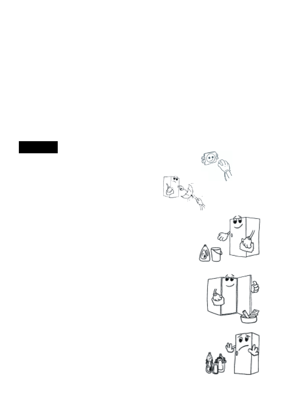 Cleaning and maintenance part- 4 | Lec U50262W User Manual | Page 10 / 20