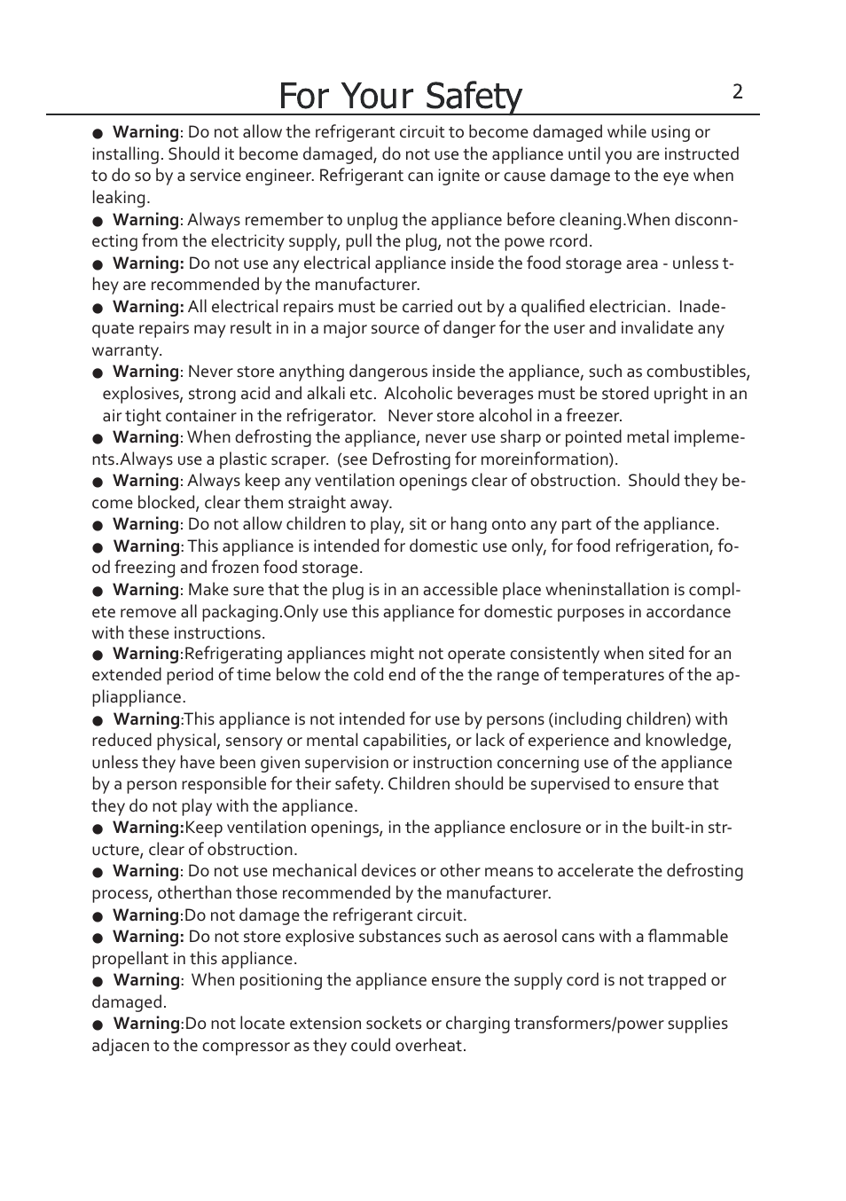 Lec TS55142W User Manual | Page 6 / 17