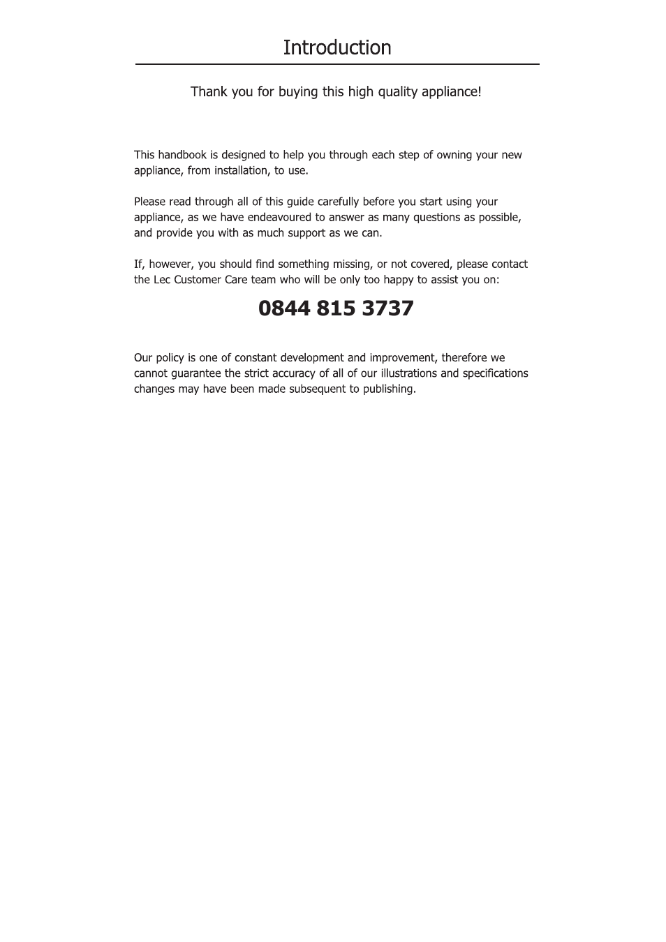Lec R50052W User Manual | Page 2 / 16