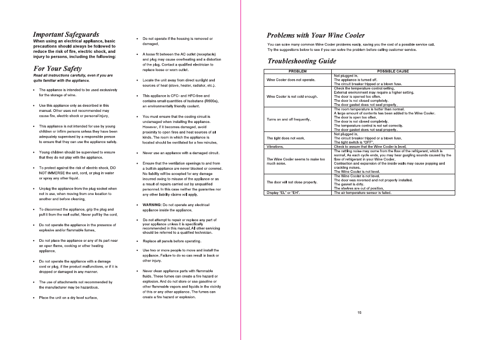Lec 600WC Mk2 User Manual | Page 2 / 8