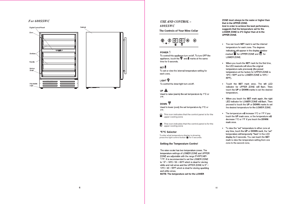 Lec 600WC Mk2 User Manual | Page 6 / 8