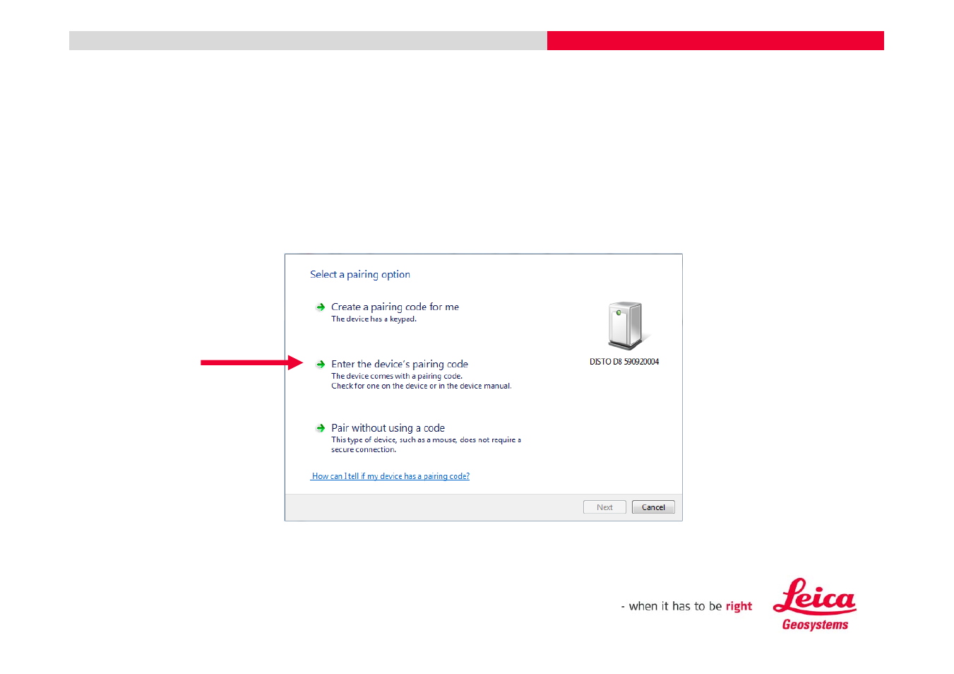 Leica Geosystems Leica DISTO transfer - How to connect User Manual | Page 11 / 34
