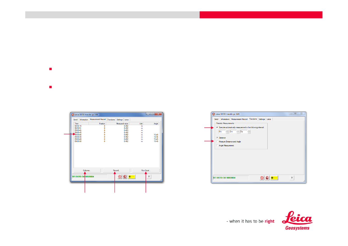 Leica Geosystems Leica DISTO transfer - How to connect User Manual | Page 23 / 34