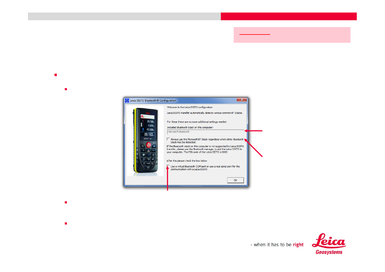 Leica Geosystems Leica DISTO transfer - How to connect User Manual | Page 29 / 34