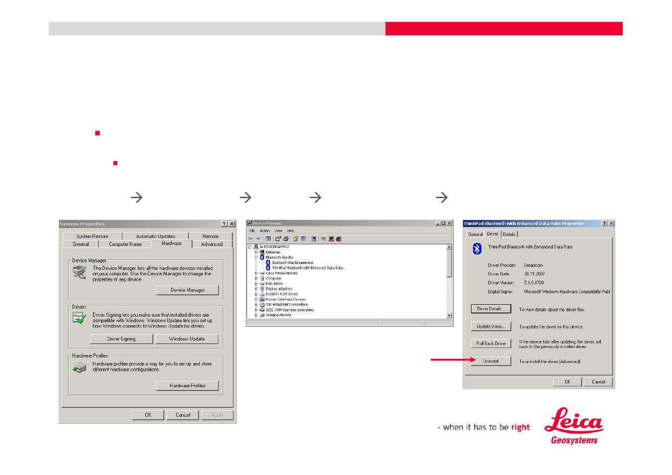 Leica Geosystems Leica DISTO transfer - How to connect User Manual | Page 30 / 34