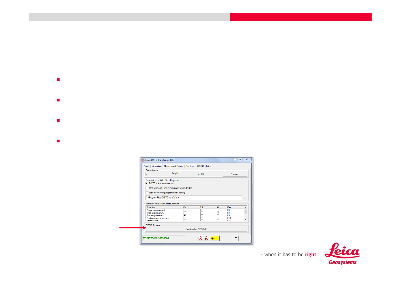 Leica Geosystems Leica DISTO transfer - How to connect User Manual | Page 32 / 34