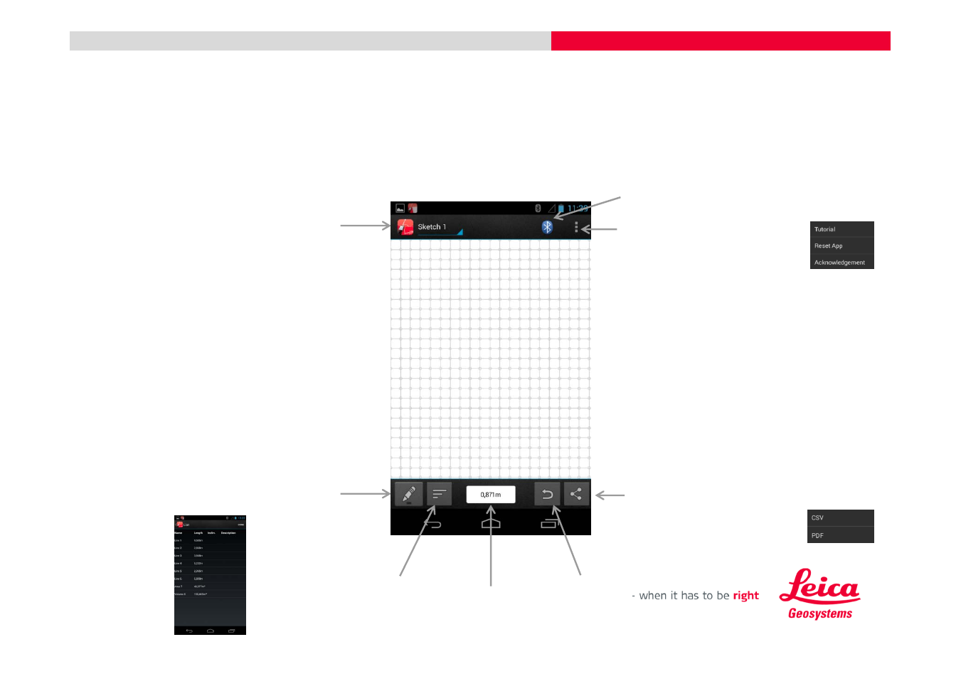Leica Geosystems DISTO + Bluetooth – getting started on Android User Manual | Page 16 / 24